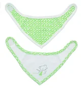 Akcesoria i dodatki do ubrań dla dzieci - Baby Love Bandana, dzianina, zielona - miniaturka - grafika 1