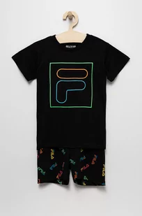 Fila piżama dziecięca kolor czarny z nadrukiem - Piżamy chłopięce - miniaturka - grafika 1
