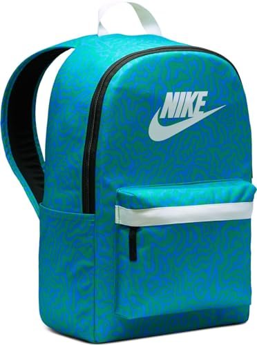 Nike Nk Heritge Bkpk-Hmn plecak Crft, niebieski fotograficzny/zielony stadionowy/mleko kokosowe, rozmiar standardowy, Zdjęcie niebieski/zielony stadionowy/mleko kokosowe, rozmiar uniwersalny