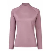 Koszulki jeździeckie - Pikeur Golf damski ROLL NECK 8287 ATHLEISURE - berry blush - miniaturka - grafika 1