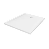 Brodziki prysznicowe - Brodzik prostokątny New Trendy Mild 100x90x4,5 biały akryl B-0638 - miniaturka - grafika 1