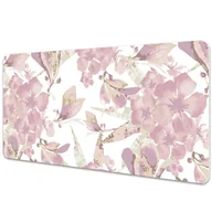 Podkładki na biurko - Podkładka na biurko Hibiskus blady róż 90x45 cm - miniaturka - grafika 1