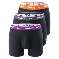 Majtki męskie - Męskie Bokserki NIKE TRUNK 3PK 0000KE1008N51 – Czarny - miniaturka - grafika 1