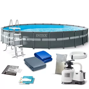 Basen stelażowy do ogrodu Intex Ultra XTR Frame Pools 732 x 132 cm zestaw 11w1 - Baseny ogrodowe - miniaturka - grafika 1
