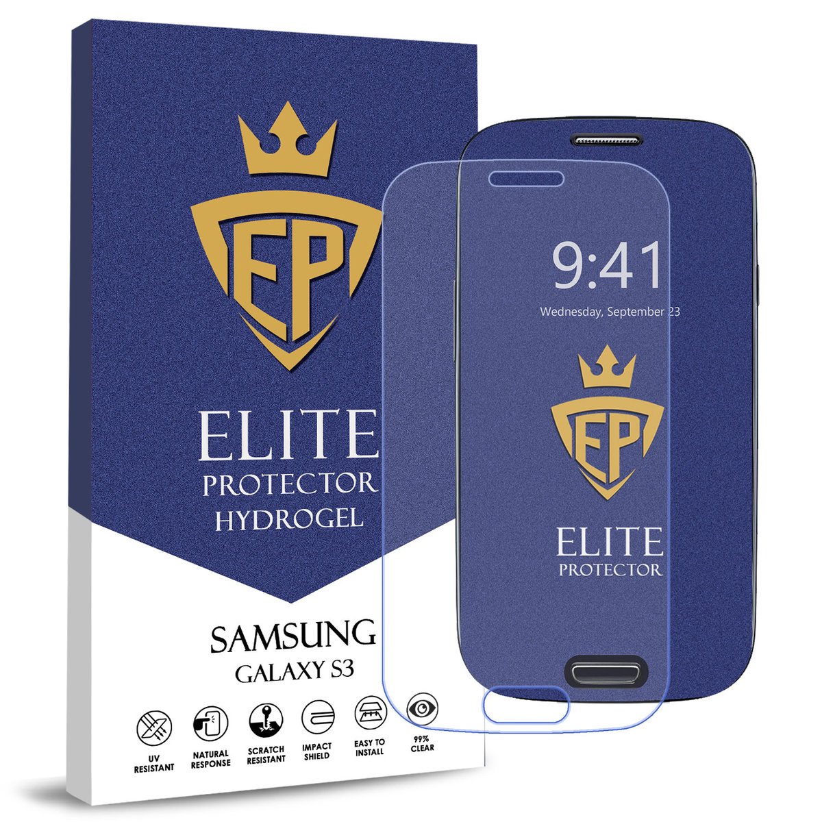 FOLIA 5D CAŁY EKRAN NA TELEFON DO SAMSUNG GALAXY S3 HYDROŻELOWA ORYGINAŁ