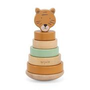 Zabawki sensoryczne - Tygrys Drewniana Piramida z Podstawą - miniaturka - grafika 1