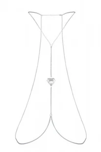 Julimex Body bijoux ivy silver łańcuszek - Biustonosze - miniaturka - grafika 1