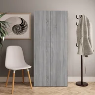 Wieszaki i stojaki - vidaXL Szafa na buty, szary dąb sonoma, 80x35,5x180 cm - miniaturka - grafika 1