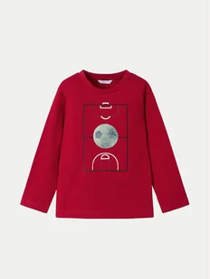 Mayoral Bluzka 4044 Czerwony Regular Fit - Bluzki damskie - miniaturka - grafika 1