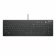 Klawiatury - CHERRY AK-C8112 klawiatura Medyczna USB QWERTZ Niemiecki Czarny AK-C8112-U1-B/DE - miniaturka - grafika 1