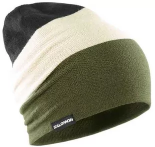 Czapka Salomon Flatspin Reversible Olive Night - Czapki i chusty sportowe damskie - miniaturka - grafika 1