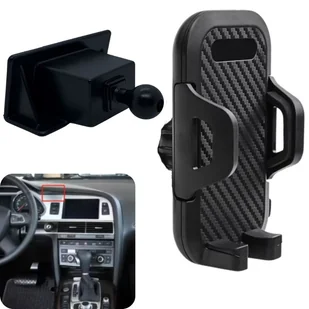 ADAPTER DO UCHWYTU NA TELEFON AUDI A6 2005-2011 UCHWYT CARBON - Uchwyty samochodowe do telefonów - miniaturka - grafika 1