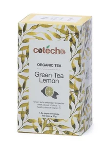 Herbata zielona Cotecho Organic Green Lemon 20x1,5g - Herbata - miniaturka - grafika 1