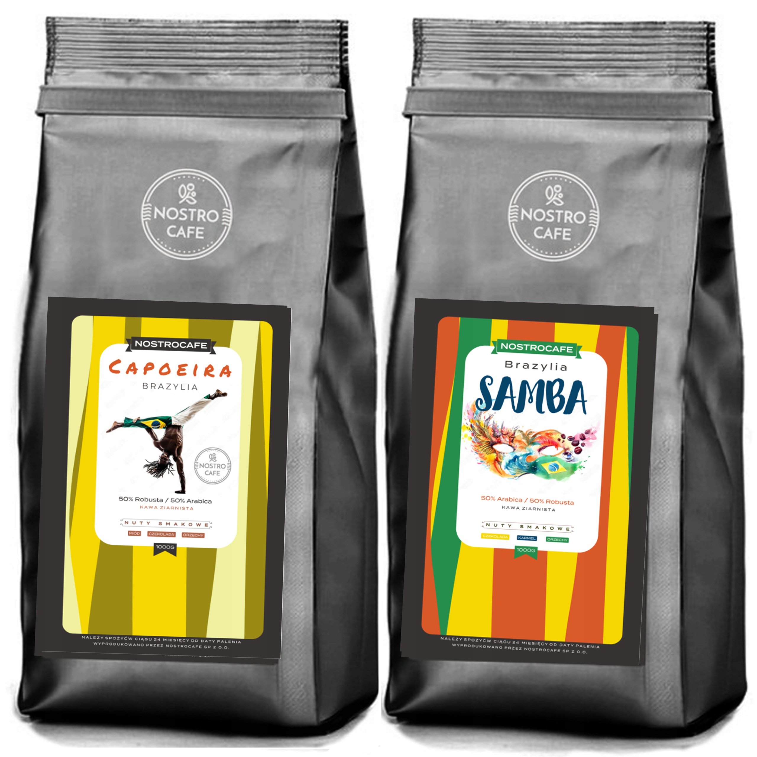 Kawa Ziarnista 2KG Brazylia Samba,brazyla Capoeira