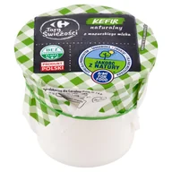 Soki i napoje niegazowane - Carrefour Targ Świeżości Kefir naturalny z mazurskiego mleka 300 g - miniaturka - grafika 1