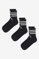 Skarpetki damskie - ADIDAS IC1321 3-PACK Czarny - miniaturka - grafika 1