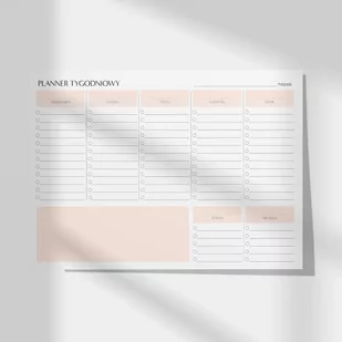 Make it Easy, Planner tygodniowy A4 - Kalendarze - miniaturka - grafika 1