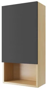EXCELLENT EXCELLENT MLEX.0105.400.BLGR Tuto Szafka Wisz Front 40x80Dąb/Szary - Szafki łazienkowe - miniaturka - grafika 1