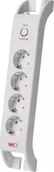 Listwy zasilające - Ilgiklis su apsauga nuo virsitampiu 900J 4 lizdu, 2m, baltas EMOS P54212 - miniaturka - grafika 1