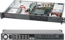Serwer SuperMicro Supermicro Barebone SuperServer 1U Intel Atom C2758 8C/8T 2,4 GHz SYS-5018A-TN7B - Serwery - miniaturka - grafika 1