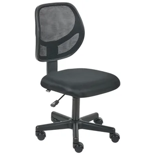 Fotel biurowy, krzesło biurowe Beliani Krzesło biurowe JOYFUL Czarny - Fotele i krzesła biurowe - miniaturka - grafika 1