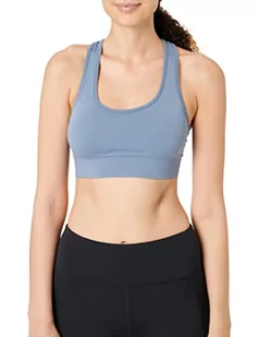 ONLY Damski biustonosz sportowy Onpdaisy Seam Bra-Noos, Blue Mirage, L - Biustonosze - miniaturka - grafika 1