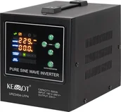 Zasilacze awaryjne UPS - UPS Kemot Zasilacz awaryjny KEMOT PROsinus-500-LFP4 przetwornica z czystym przebiegiem sinusoidalnym i funkcją ładowania 12V 230V 500VA/300W - miniaturka - grafika 1