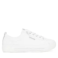 Sneakersy damskie - Sneakersy Remonte D0913-80 Biały - miniaturka - grafika 1