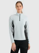 Bluzy damskie - 4F Bielizna termiczna polarowa (góra) damska - niebieska XXL - miniaturka - grafika 1