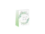 Opakowania i torebki na prezenty - Torebka prezentowa na I Komunię Świętą z eukaliptusem mała - 1 szt. - miniaturka - grafika 1