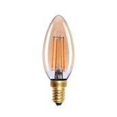 Żarówki LED - Żarówka LED 4W Amber E14 2200K DIMM 552-B35-DIM-AMB Italux - miniaturka - grafika 1