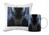 Gadżety dla niej i dla niego - ZESTAW PODUSZKA + KUBEK Prezent VENOM MARVEL + IMIĘ 35 - miniaturka - grafika 1