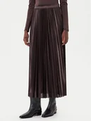 Spódnice - ONLY Spódnica plisowana Kolter 15356154 Brązowy Regular Fit - miniaturka - grafika 1