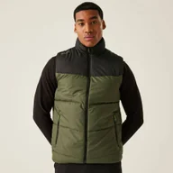 Kurtki i kamizelki sportowe męskie - Regatta Professional Męska kamizelka ocieplana Regime Zielono-czarny, Rozmiar: S - miniaturka - grafika 1