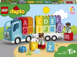LEGO Duplo Ciężarówka z alfabetem 10915 - Klocki - miniaturka - grafika 1