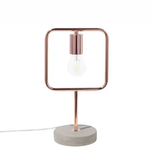 Beliani Lampa stołowa miedziana MUNDO - Lampy stojące - miniaturka - grafika 1