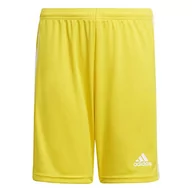 Spodnie i spodenki dla chłopców - adidas adidas Chłopięce Squad 21 Sho Y krótkie spodnie Team Yellow/White 8 Years GN5760 - miniaturka - grafika 1