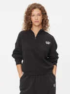 Bluzy damskie - Reebok Bluza Classics Coverup IL4630 Czarny Regular Fit - miniaturka - grafika 1