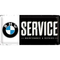 Dekoracje domu - Postershop Metalowa tabliczka 25x50 cm BMW Garage - miniaturka - grafika 1