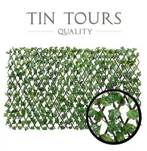 PARAWAN OGRODOWY / OSŁONA BALKONOWA Z LIŚĆMI 100x200 cm - Ogrodzenia - miniaturka - grafika 2