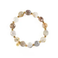 Bransoletki - Bransoletka z kamieniem wewnętrznej przemiany - Wersja Pozłacana - miniaturka - grafika 1