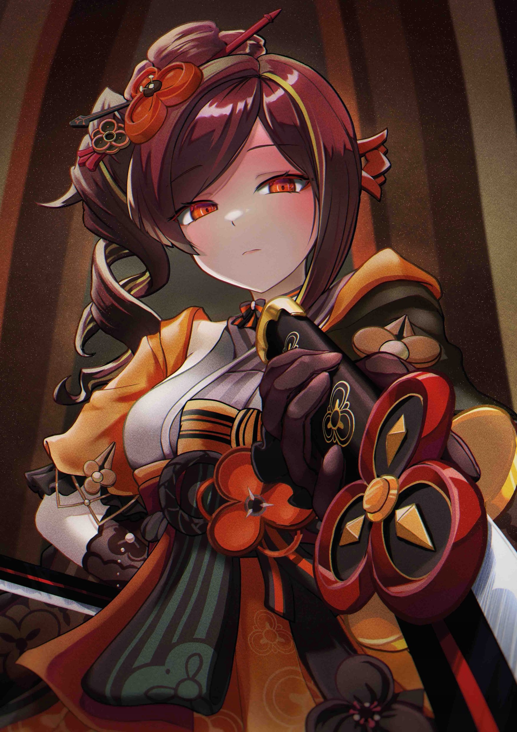 Plakat A3 Genshin Impact Anime Gra Chiori