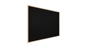 Tablice i flipcharty - Tablica korkowa czarny kolor korka (rama drewniana) 120x90 cm - miniaturka - grafika 1