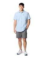 Koszule męskie - Columbia Koszula "Rapid Rivers Novelty" w kolorze błękitnym - miniaturka - grafika 1