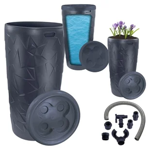 Mochtoys Pojemnik Na Deszczówkę 220 Litrów Z Przykrywką Mosaic + Akcesoria - Zbiorniki na deszczówkę - miniaturka - grafika 1