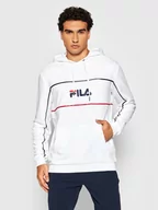 Bluzy męskie - Fila Bluza Analu 688466 Biały Regular Fit - miniaturka - grafika 1