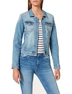 Kurtki damskie - ONLY Damska kurtka dżinsowa krótka, jasnoniebieski (light blue denim), 34 - miniaturka - grafika 1