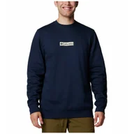 Bluzy sportowe męskie - Męska bluza Columbia Trek™ Crew Rozmiar: XXL / Kolor: ciemnoniebieski/biały - miniaturka - grafika 1