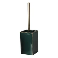 Akcesoria do wc - Szczotka do WC Eryn 9,5 x 35,5 cm zielono-złoty - miniaturka - grafika 1