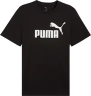 Koszulki męskie - Koszulka męska Puma Ess No.1 Logo Tee czarna 682532 01 M - miniaturka - grafika 1